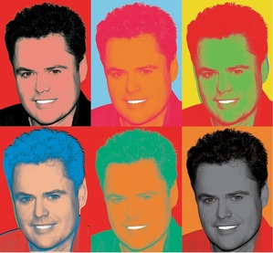 Donny Osmond Andy Warhol-style Pop Art Portrait Painting Canvas Prints From Your Photos