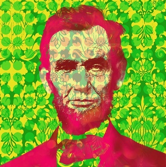 Abraham Lincoln Andy Warhol-style Pop Art Portrait Painting Canvas Prints From Your Photos